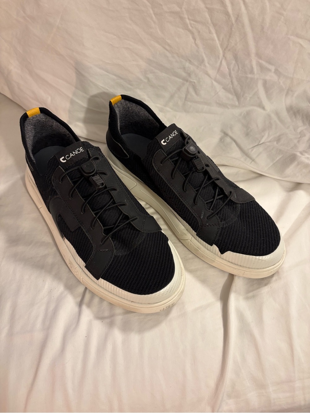 Canoe Horizon Raven Black Slip-On Sneakers — Men's Size 12 👟